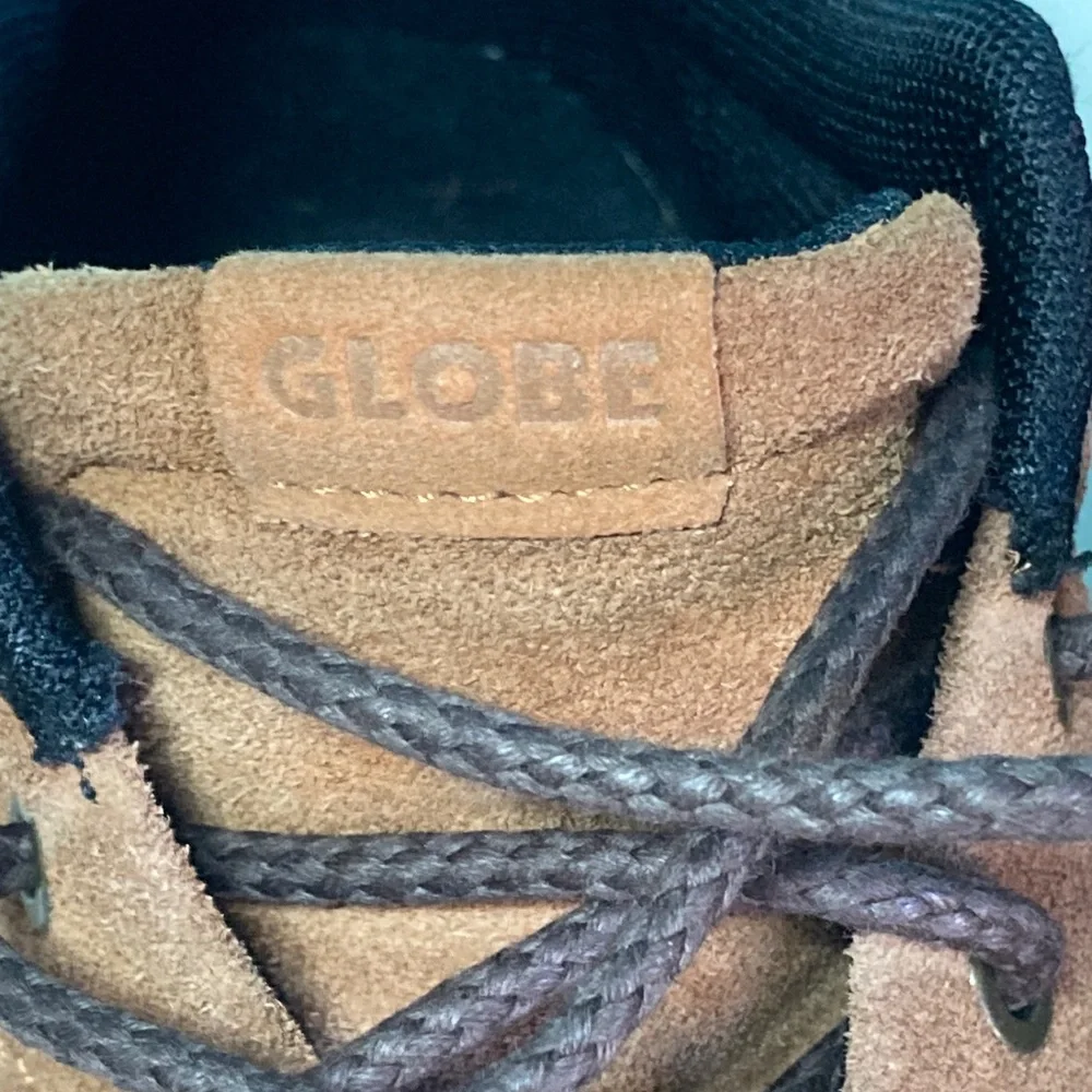 Globe Brown Suede Skater Sneakers Casual Shoes Size 40.5 US Men’s 8